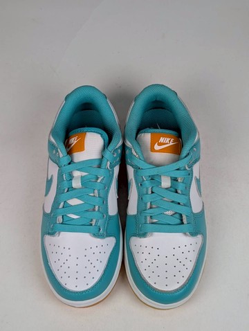 微瑕疵-左右腳鞋面色差鞋底泛黃 DV2190-100 W6 Nike Dunk Low W " Teal Zeal " 女款 蒂芬妮綠 焦糖底