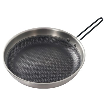 CLS 韓國 蜂巢紋不沾炒鍋 大款(6cm) 黑色  1個  28cm