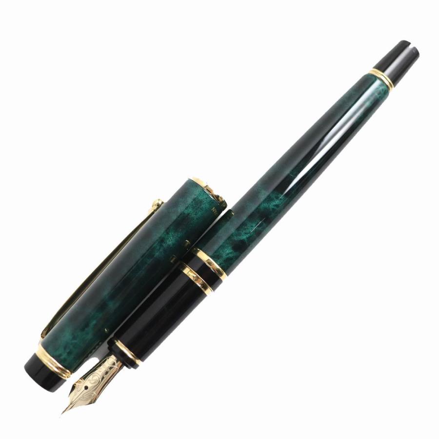 極美品△PILOT パイロット グランセNC 万年筆 ペン先14K Fニブ