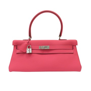 【二手名牌BRAND OFF】HERMES 愛馬仕 唇膏粉 Togo皮革 Shoulder Kelly 手提包 □Q刻