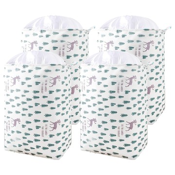 小麥購物 棉被收納袋 Y833 140L  小鹿  4個