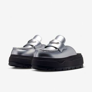 Nike 懶人鞋 W Air Jordan Mule SE 女鞋 銀 厚底 樂福 休閒鞋 IV5071-001