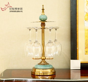 紅酒杯架倒掛懸掛歐式美式個性現代簡約裝飾品擺件客廳高腳杯架子