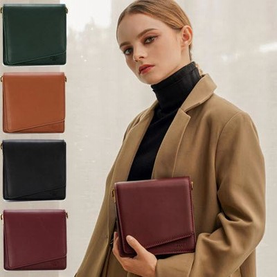 バッグ レディースバッグ 本革バッグ レザー クロス ショルダーバッグ 斜めがけバッグ かわいい 牛革 ミニバッグ◎[リュエル] Heizle Mini [4COLOR]