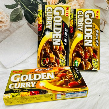 日本 S&B GOLDEN 金咖哩系列 金牌咖喱198g （甘口/中辛/辛口）三種口味可選 咖喱塊 日本咖喱｜全店$199免運