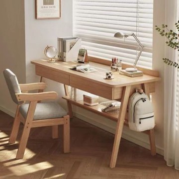 E家工廠 100公分收納書桌 電腦桌 工作桌143-KC（原木色）