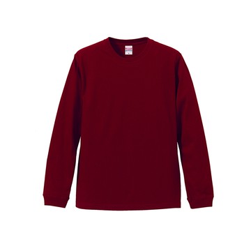 United Athle 5.6oz 頂級柔棉 長袖T恤 酒紅色 3501101-072 [EW]