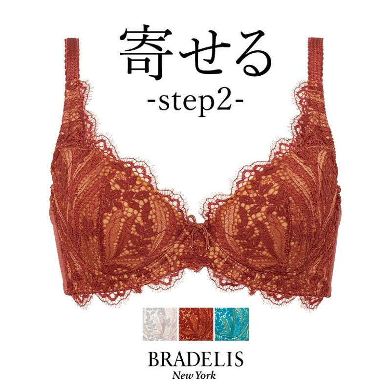 育乳ブラ ブラジャー下着 補整 補正 谷間 バストアップ ブラデリスニューヨーク BRADELIS bradelis BRNY シルヴィブラ ステップ2  ローズタイプ mk 通販 LINEポイント最大0.5%GET | LINEショッピング