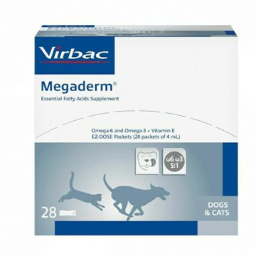 法國 維克 Virbac Megaderm 健膚樂 犬貓專用必須脂肪酸ω6/ω3與維他命 4ml*28包 盒裝