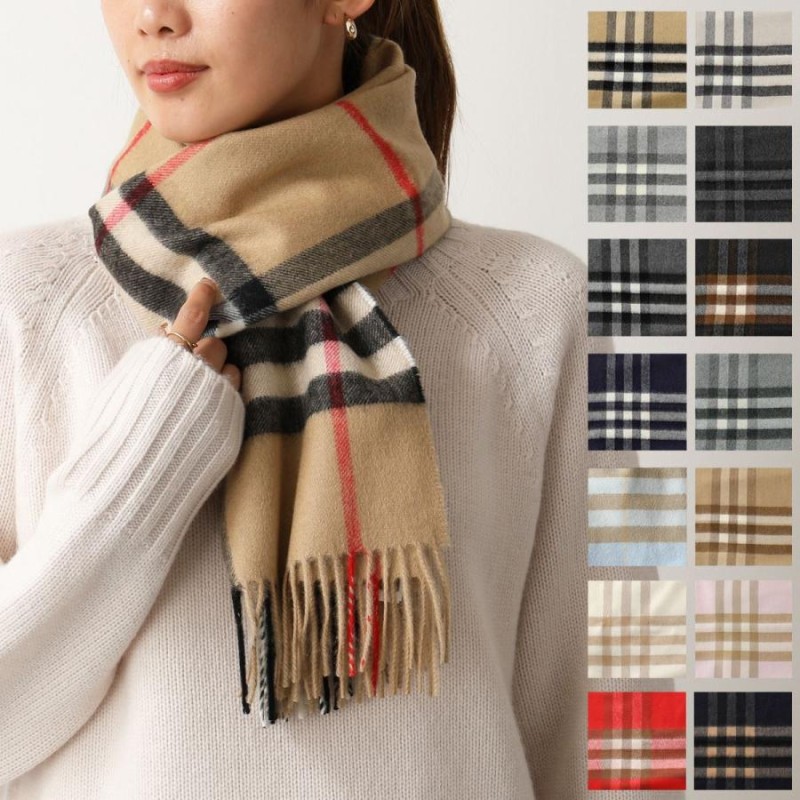 Burberry マフラー カシミヤ チェック ストール おしゃれ バーバリー-