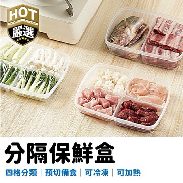 食材分隔盒 保鮮盒 分隔收納盒 收納盒 分隔盒 日式保鮮盒 食物不串味 防異味 冷凍保鮮盒收納盒 廚房收納盒 防串味