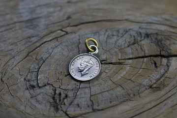 硬幣墜子-馬來西亞/10分/1950年