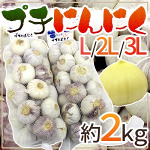 ”プチにんにく” L 2L 3L 約2kg 送料無料