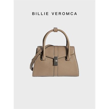 BillieVeromca 送媽媽母親節實用禮物手提包單肩斜挎梯形包包女士