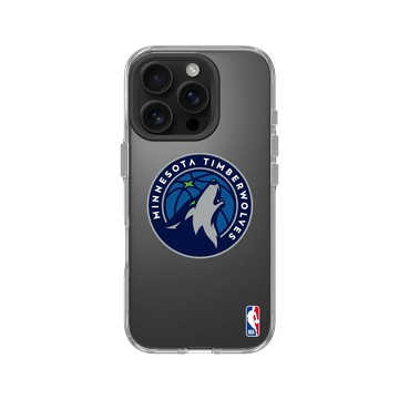 iPhone 16 Pro Clear 透明 - NBA - Logo-明尼蘇達灰狼 Minnesota Timberwolves