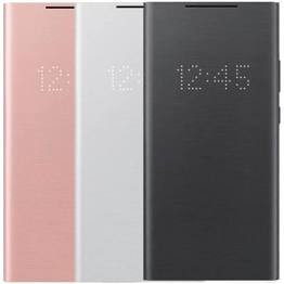 聯強代理公司貨 Galaxy Note20 LED 皮革翻頁式皮套 EF-NN980 (薄荷綠)