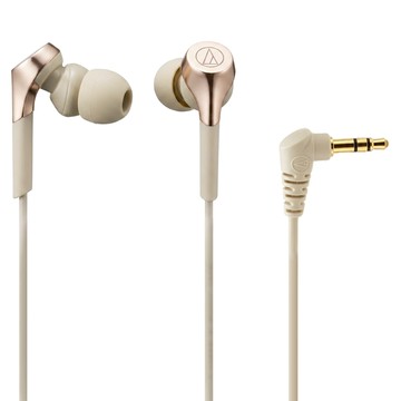 audio-technica 鐵三角 重低音耳塞式耳機 原廠保固  ATH-CKS550X  金色