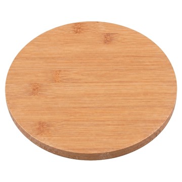 菊川本味 圓形平壓竹板  原木色  1個  20 × 1cm