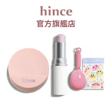 【hince】光韻心動組 (零瑕氣墊+高光棒) | 遮瑕、持妝、服貼 | 官方旗艦店