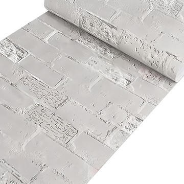 防水自黏壁紙 北歐英文印花磚紋 800g  300 x 60cm  粉色