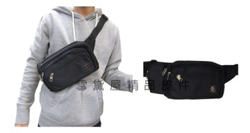 ~雪黛屋~SPYWALK 臀包腰包大容量外袋+主袋共五層工作包工具袋隨身物品專用輕便防水尼龍布SD24401