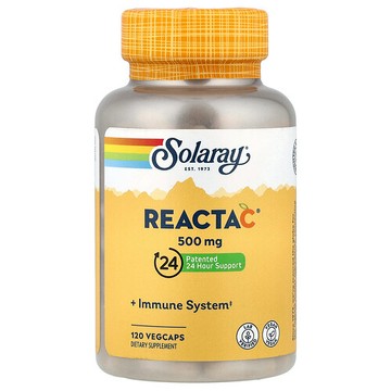 Solaray, Reacta-C®，500 毫克，120 粒素食膠囊