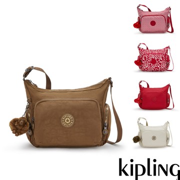 Kipling『牛角包』輕巧多袋實用側背包-GABB S(多款任選)SS26L2