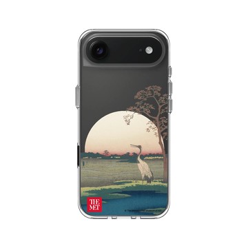 iPhone Air Clear Case（相機按鈕） 透明 - The MET - 歌川廣重《名所江戶百景 蓑輪金杉三河島》