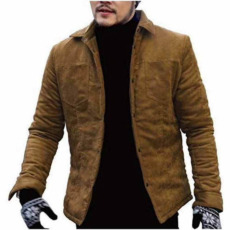 ミックスリミテッド スエードジャケット メンズ アウター ダウンジャケット コート ショート丈 ブルゾン F2132 Brn M 通販 Lineポイント最大0 5 Get Lineショッピング