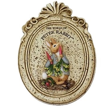 【世豐】PETER RABBIT 比得兔吃蘿蔔橢圓壁掛