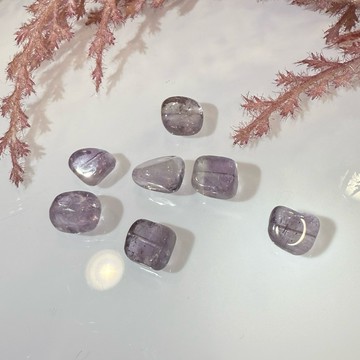 💕 𝓒. 𝓣 晶寶💕紫水晶🔮糖豆 隨行 有孔洞 設計 單珠 散珠 diy 6-10mm左右