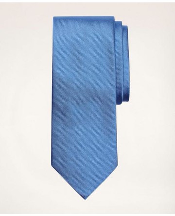 Brooks Brothers Men's Solid Rep Tie | Blue | Size Regular