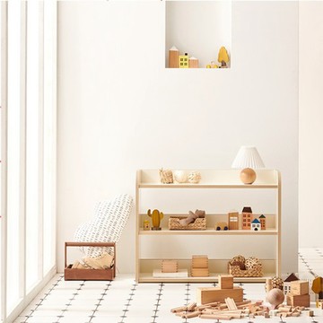 Sornia 幼兒用 MELLOW DIY開放式教具櫃 2層  白色