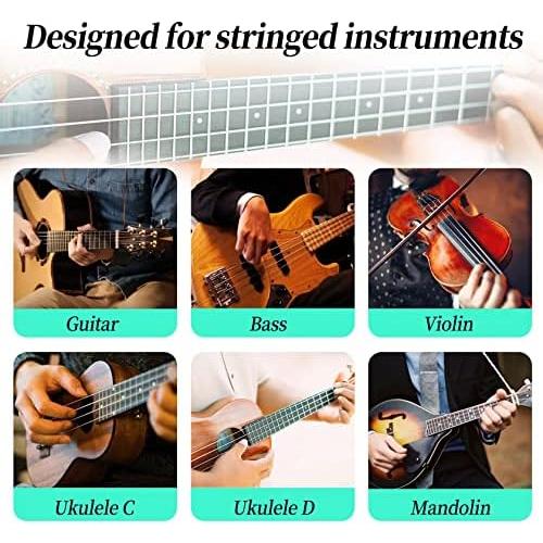 Guitar Tuner and Guitar Capo, Clip-On Tuner with Rosewood Color Capo for Acoustic Electric Guitar Bass Ukulele並行輸入