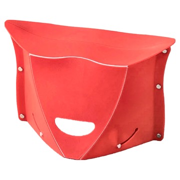 卡片式折疊椅 PP塑料 檸檬黃/北歐綠/深海藍 折疊後薄至0.5cm  彩霞紅  1組