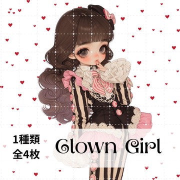 人物貼紙 / 女孩貼紙 / 拼貼素材