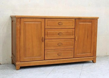 【歐風別館】威爾斯樟木全實木五尺餐櫃【基隆至台中免運費】