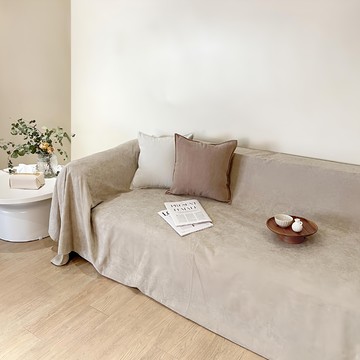 Hoom 防水桌布 溫柔奶茶  180 x 340cm  1個