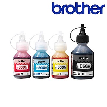 Brother BTD60BK+BT5000CMY 原廠四色墨水