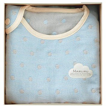 MARURU 六層紗防踢背心禮盒組  S  北歐星空 藍色