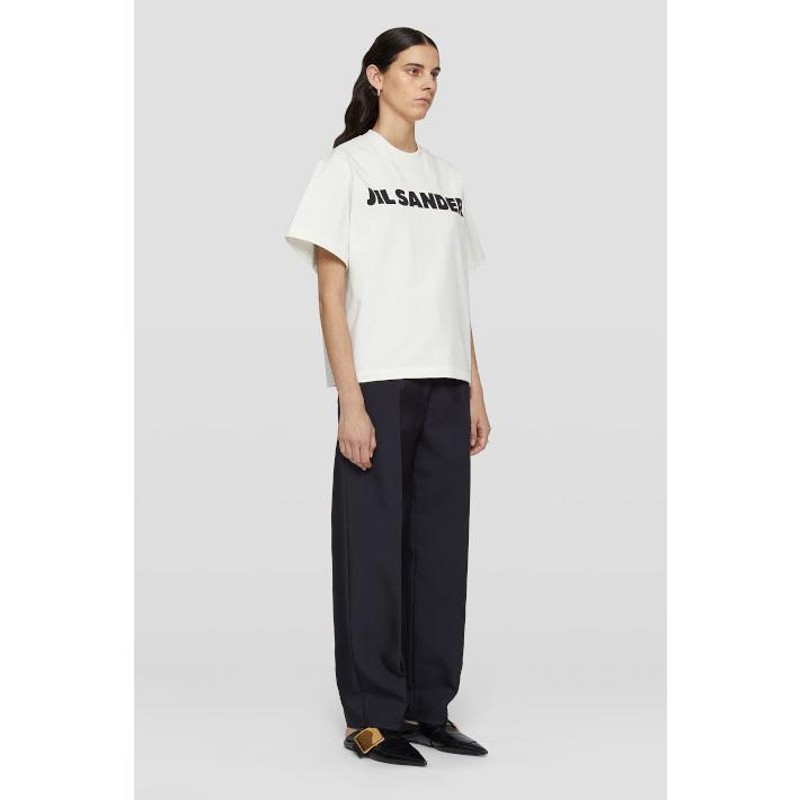 JIL SANDER ジルサンダー ロゴ 入り プリント コットン ジャージー T 