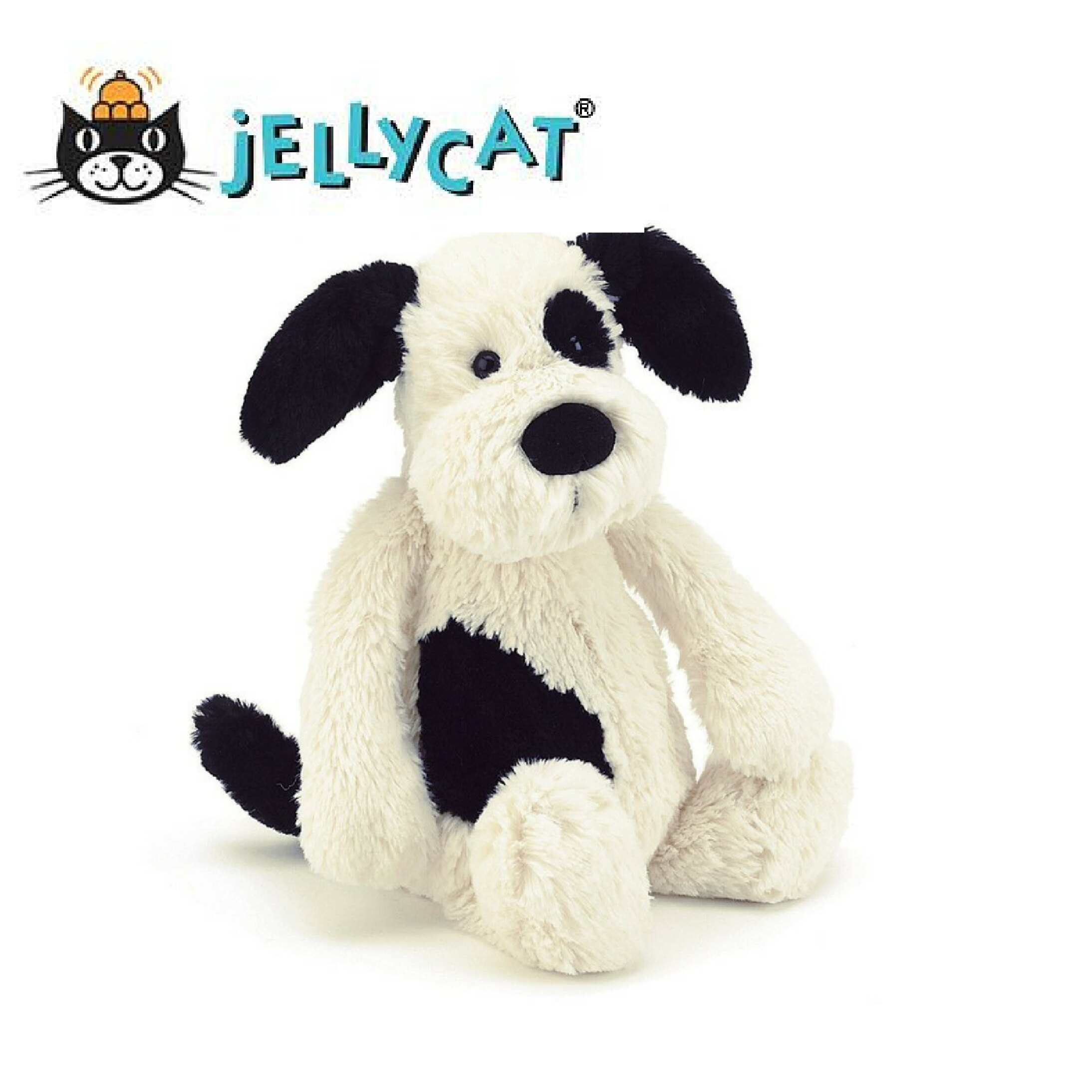 ★啦啦看世界★ Jellycat 英國玩具 / 黑白小狗 玩偶 彌月禮 生日禮物 情人節 聖誕節 明星 療癒 辦公室小物