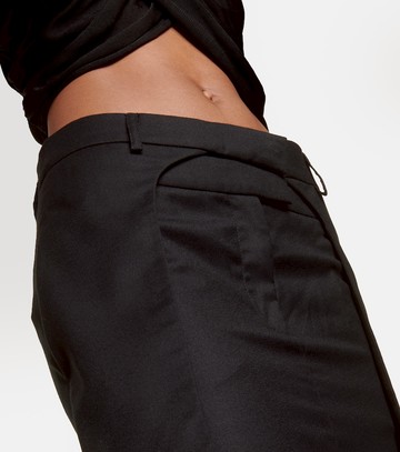 Aya Muse Fera pleated wool maxi skirt