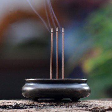 寬和 線香香爐供佛家用室內純銅香薰爐大號供奉燒香爐香插檀香爐