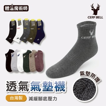 【瑟夫貝爾】毛巾氣墊短襪 毛巾襪 現貨 氣墊襪 學生襪 運動襪 1/2襪 踝襪 船型襪 台灣精製MIT 棉襪 舒適透氣襪