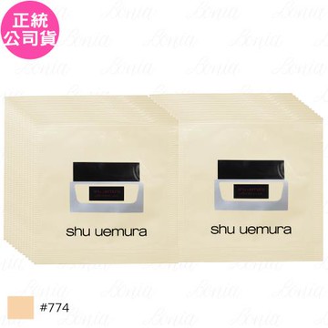 【即期品】shu uemura植村秀 無極限水潤光粉底霜SPF21 PA+++體驗包(#774)(1ml)*24(公司貨)