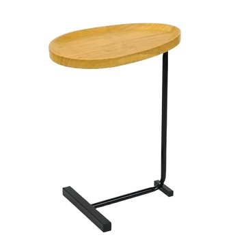 FAmILyLIFE 生活 Carmel 水滴ㄈ型茶几/邊几  白橡木