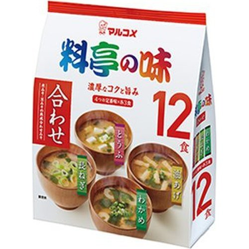 マルコメ お徳用料亭の味みそ汁 12食×12入