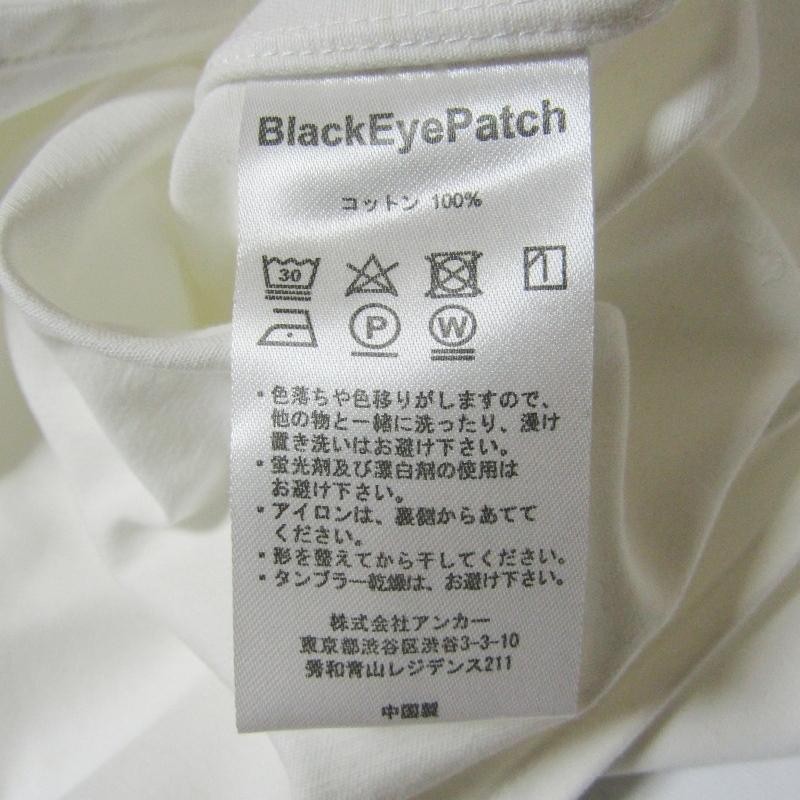 未使用 BLACK EYE PATCH ブラックアイパッチ 長袖ボタンダウンシャツ