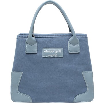 現貨+預購 手提包帆布側背包-百搭小巧休閒純色女包包5色73xb49【獨家進口】【米蘭精品】